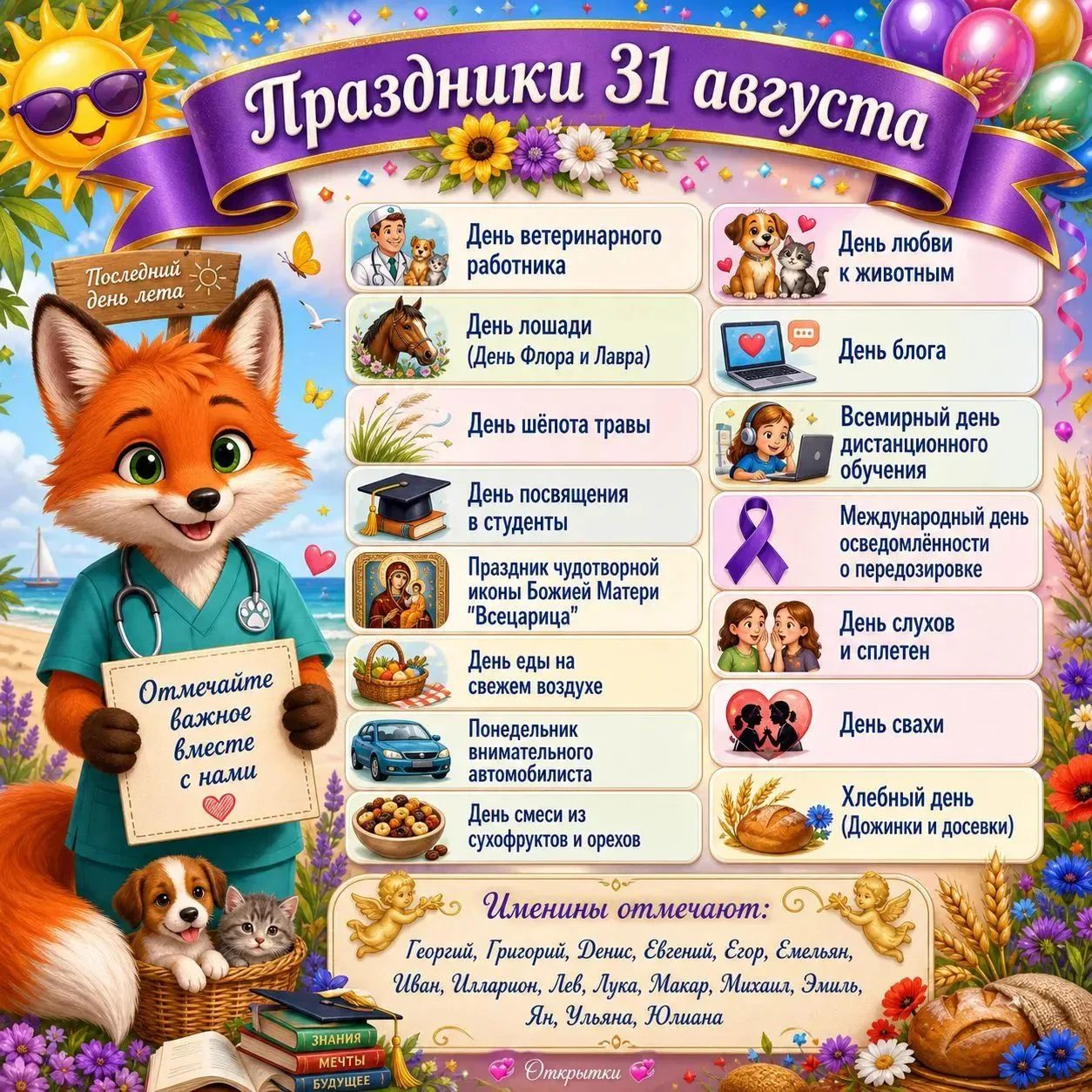 31 августа