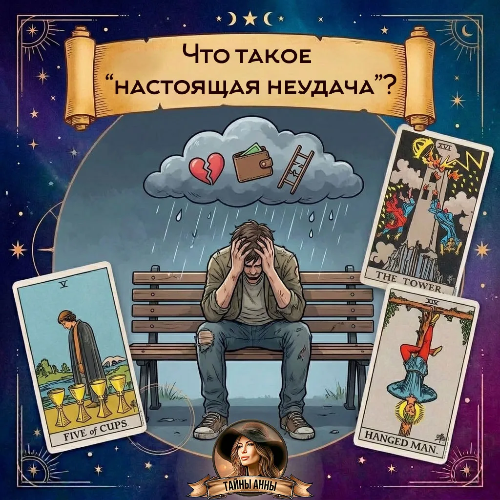 Что такое "настоящая неудача..." 

Многие люди, которые приходят ко мне на расклад, совершенно искре