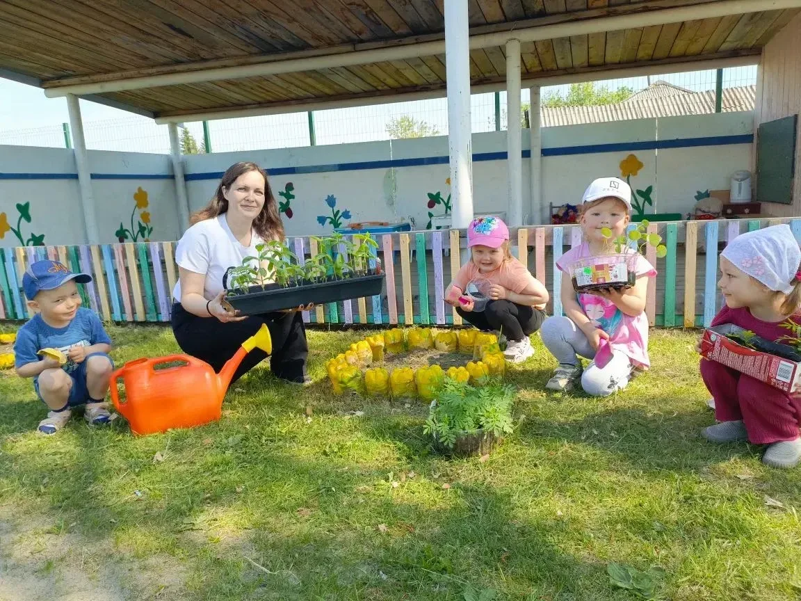 🌸🌼🌺Посадили мы цветы, чтоб было больше красоты! 🌺🌼🌸