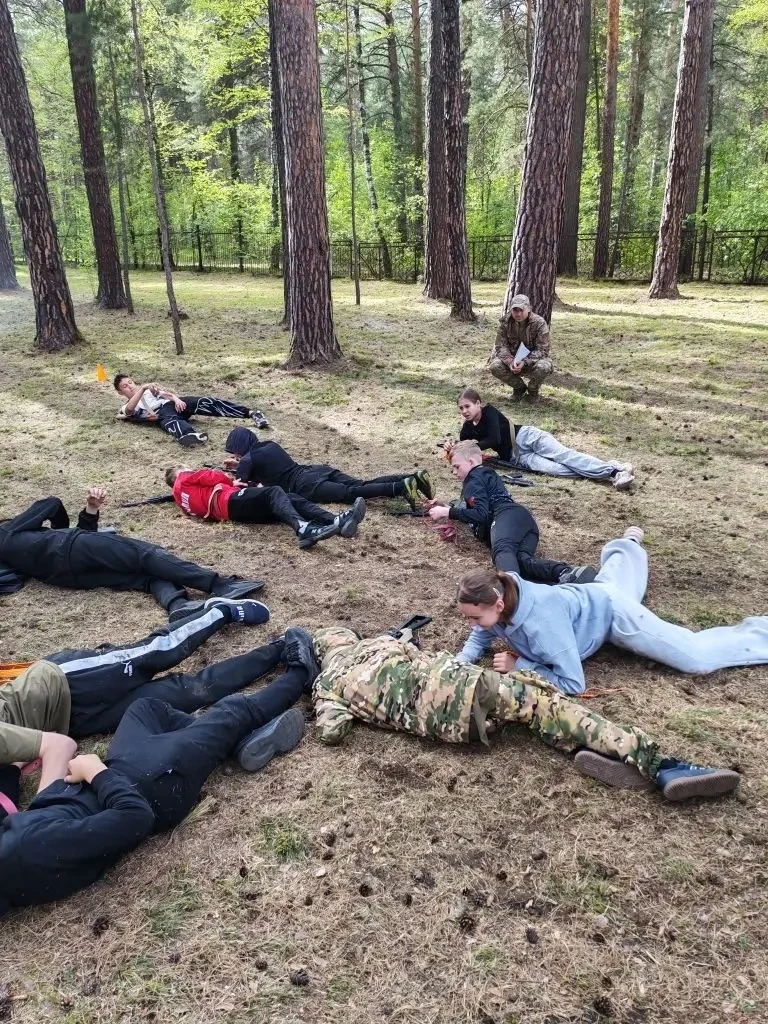 Зарничные будни.    Соревнования по тактической медицине.