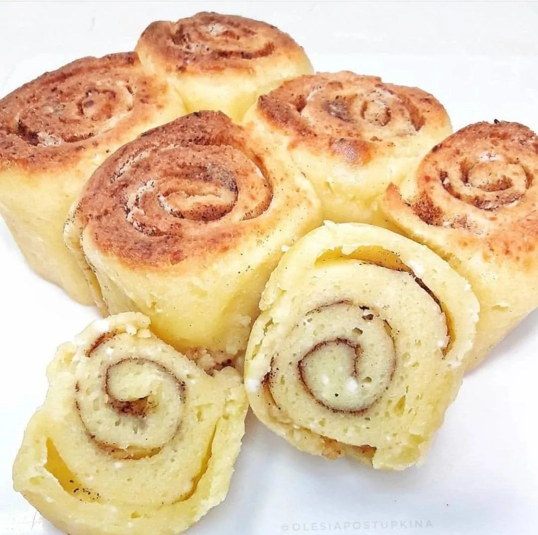 ТВОРОЖНЫЕ БУЛОЧКИ С КОРИЦЕЙ