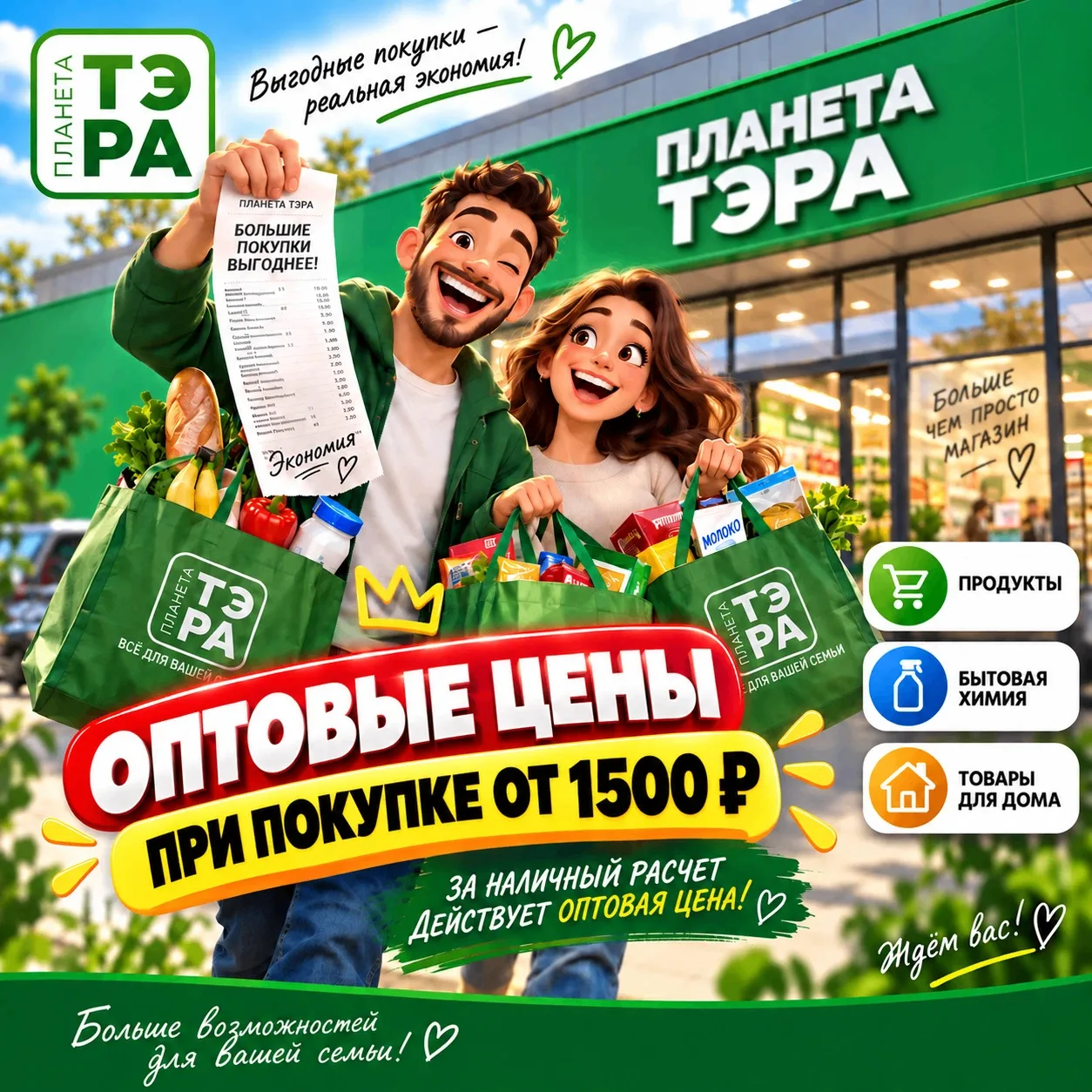 Покупаете больше — платите меньше! 🛒💚