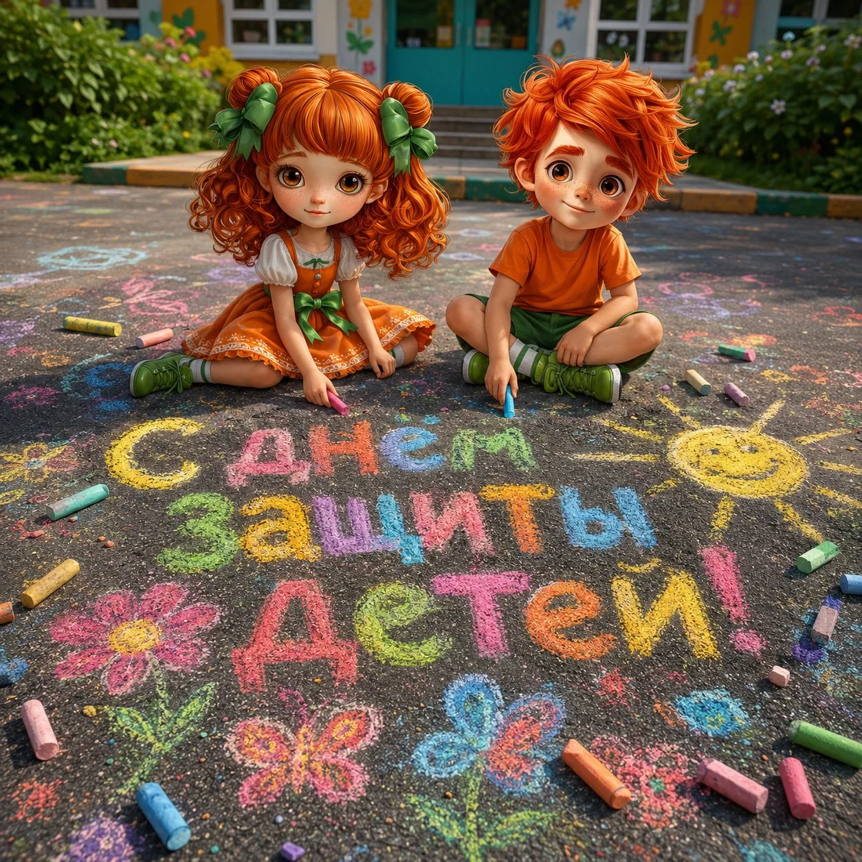 С Днём защиты детей! 🎈☀️