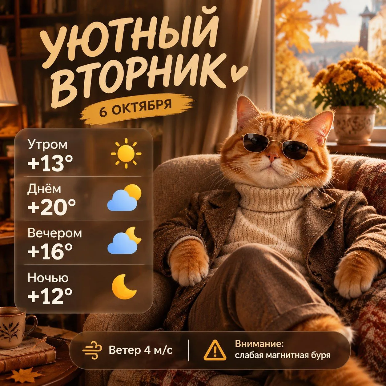Октябрь снова радует теплом! Сегодня днем приятные +20. В эти дни небо на контрасте с ж...