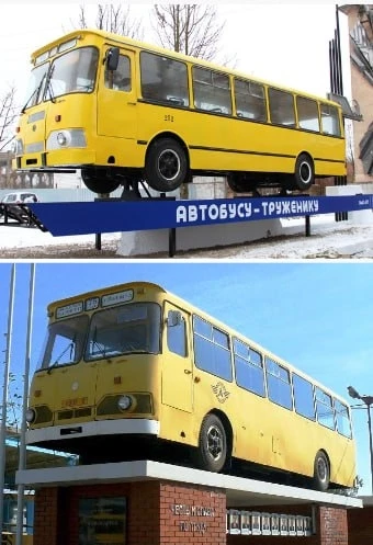 Этот автобус заслужил памятник не меньше, чем некоторые знаменитости.

Легендарный ЛиАЗ-677 десятиле