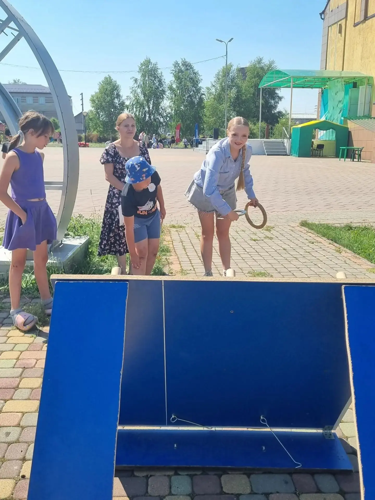 Летняя площадка ГТО в День Семьи, Любви и Верности.