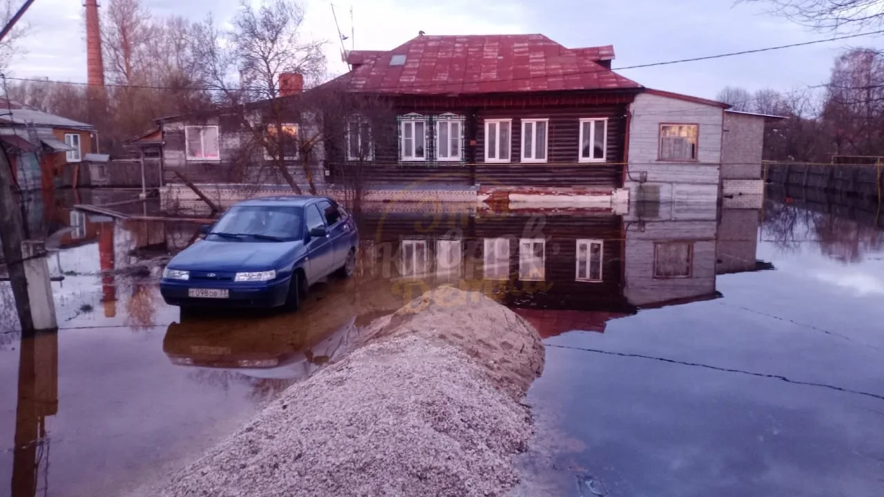 ❗️ Поселок Мстера  В огороде +70см воды.