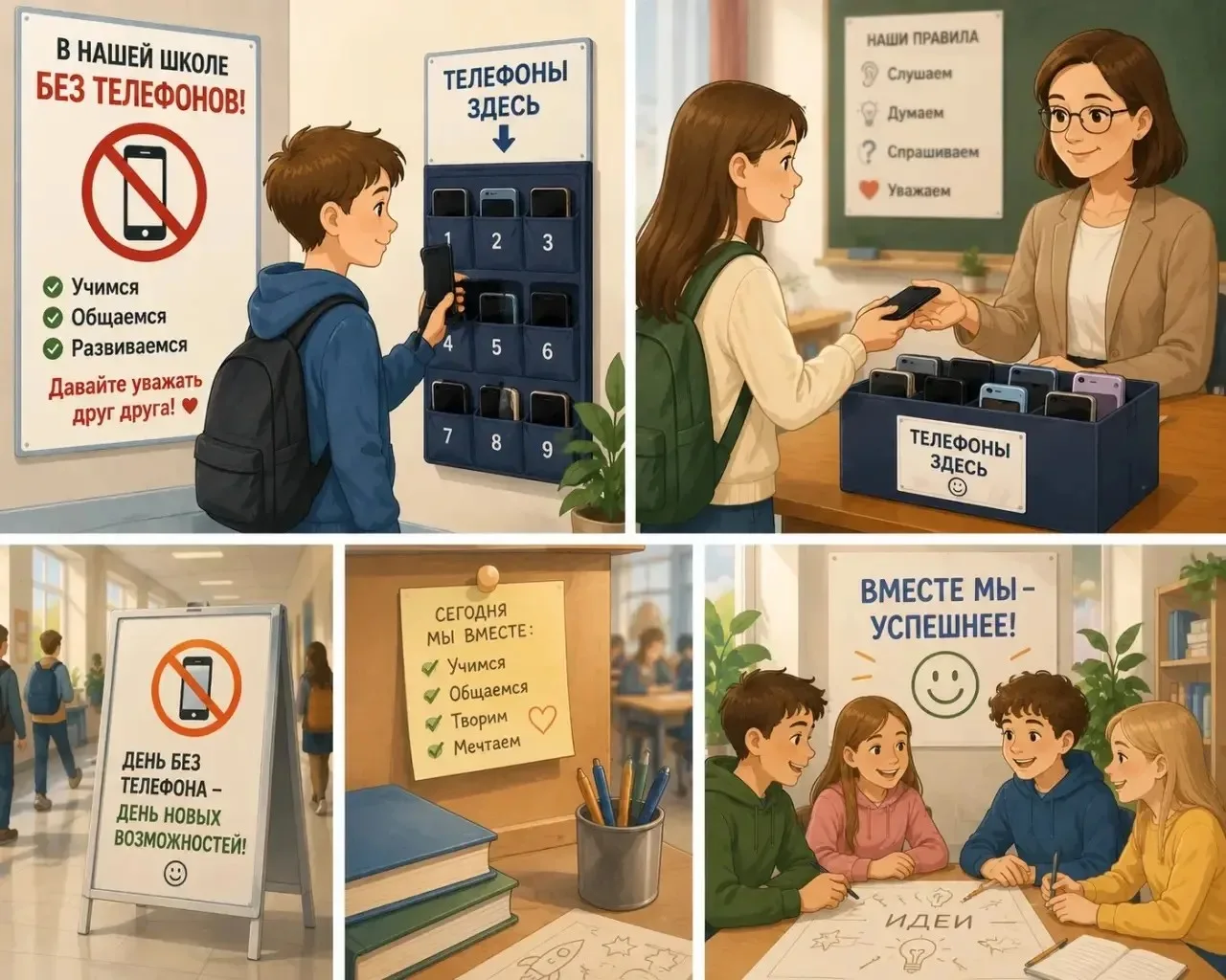 📵 Запрет на смартфоны в школе: что важно знать с 1 сентября 2026 года 🎒