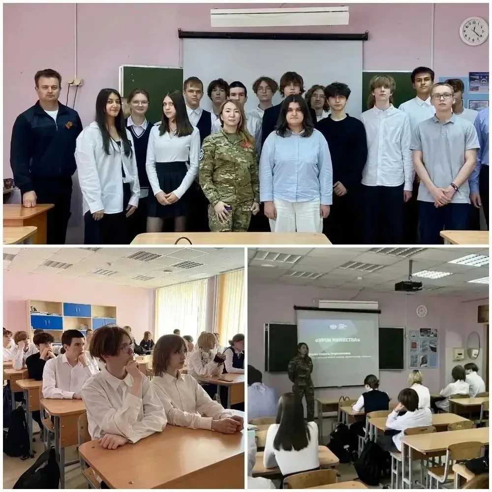 14 мая в нашей школе для обучающихся 10 класса состоялась встреча с настоящим героем.