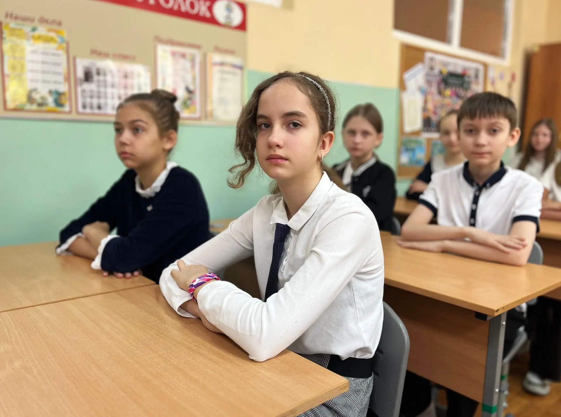 🏅Урок мужества  🌟 Во всех классах школы прошел урок мужества, посвящённый добровольцам Москвы в годы