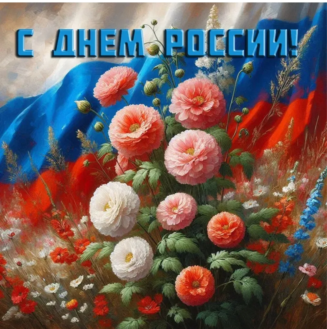 С Днем России! Пусть в семье царят любовь, понимание и уют