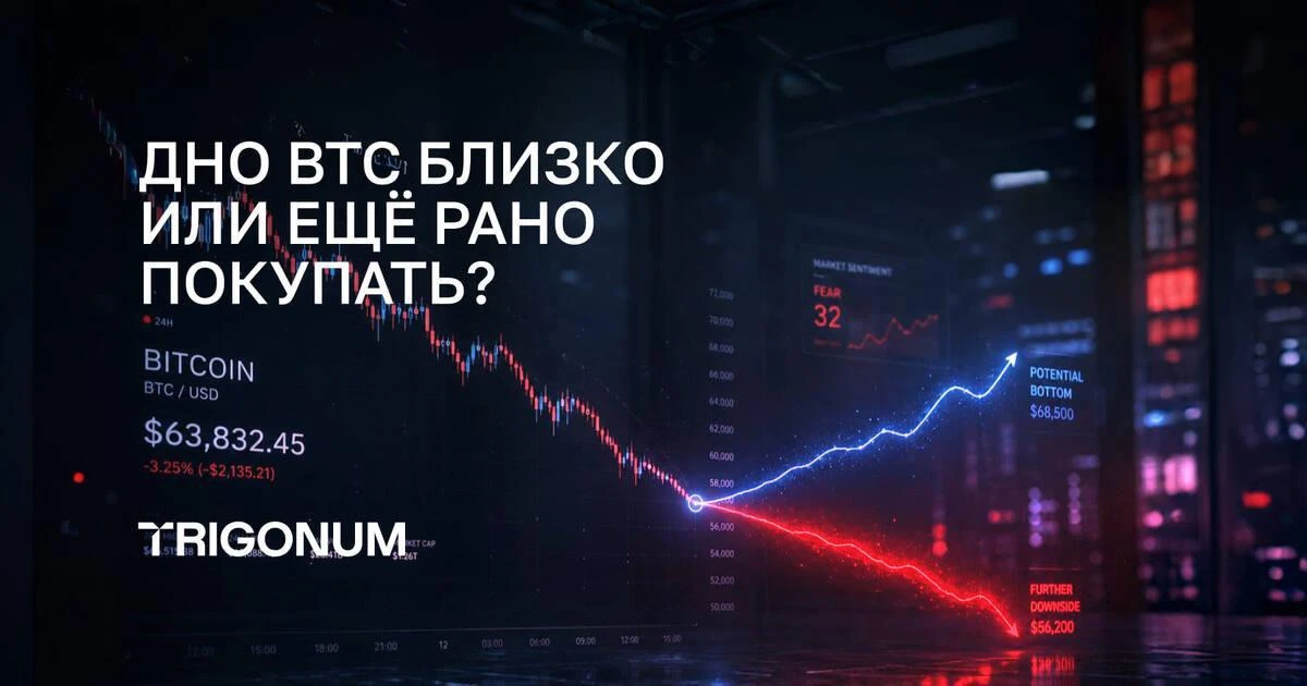 Биткоин падает: дно близко или летим ниже? 📉

Стоило BTC немного скорректироваться, как в чатах нач