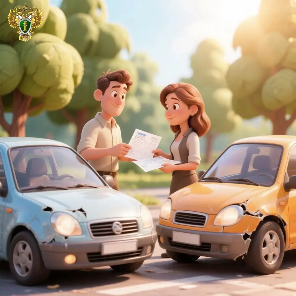 🤝🚗 О порядке оформления документов при ДТП для дальнейшего оформления страхового возм...