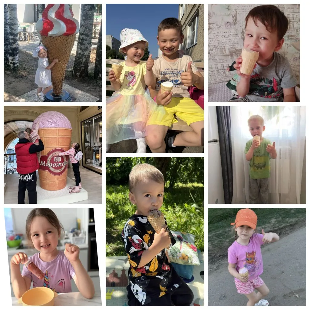 ☀️Для детей мороженое — это всегда сладость и радость! 
🍦Сегодня, в День 🍦мороженого,🍦 воспитанни