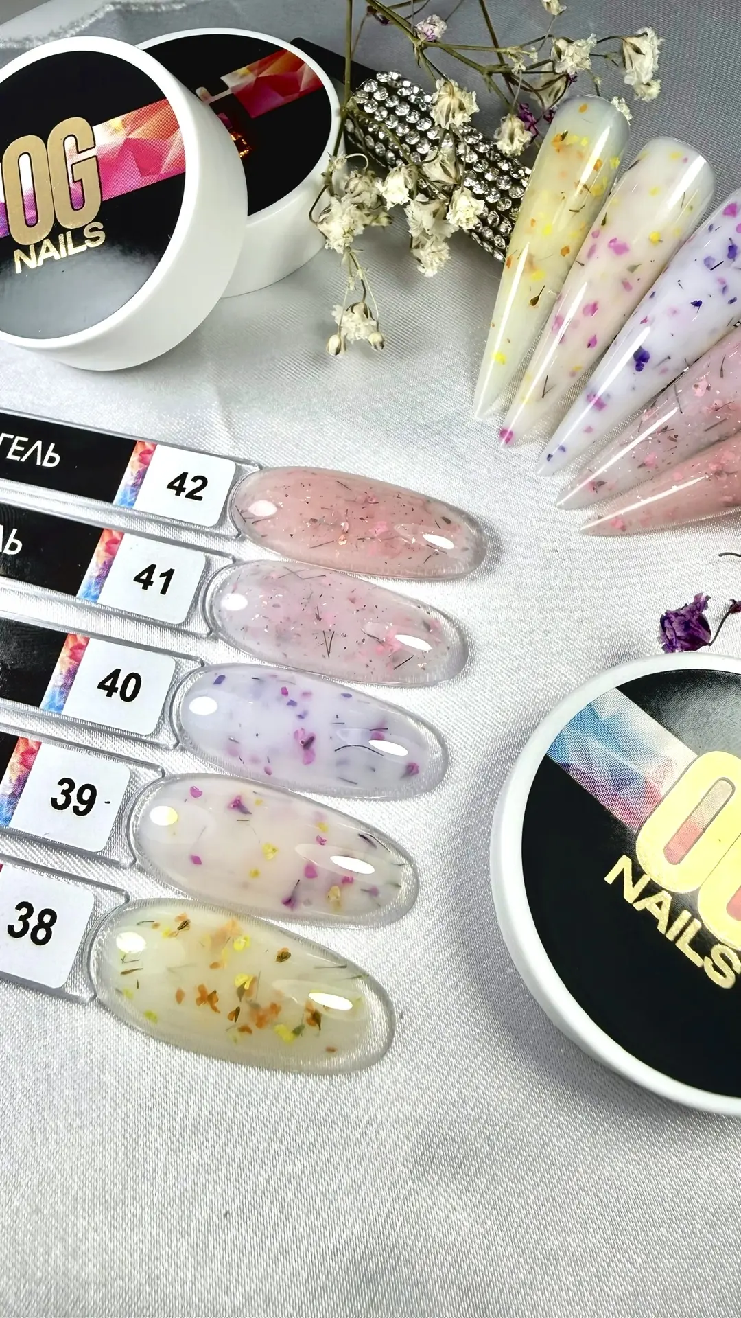 🌻НОВЫЕ оттенки Цветочных гелей OGnails😍