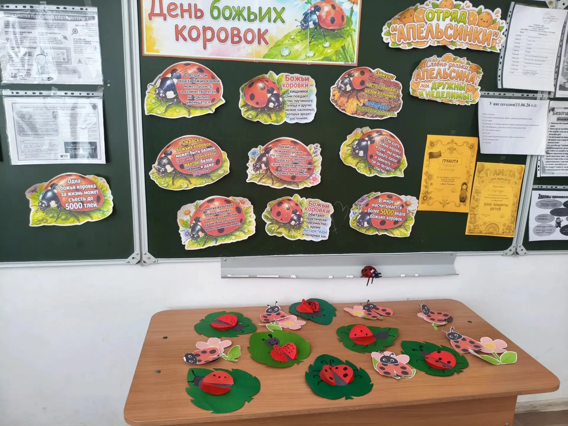 В ПРИШКОЛЬНОМ ЛАГЕРЕ «ФОТОН» ПРОШЁЛ «ДЕНЬ БОЖЬЕЙ КОРОВКИ» 🐞🌿