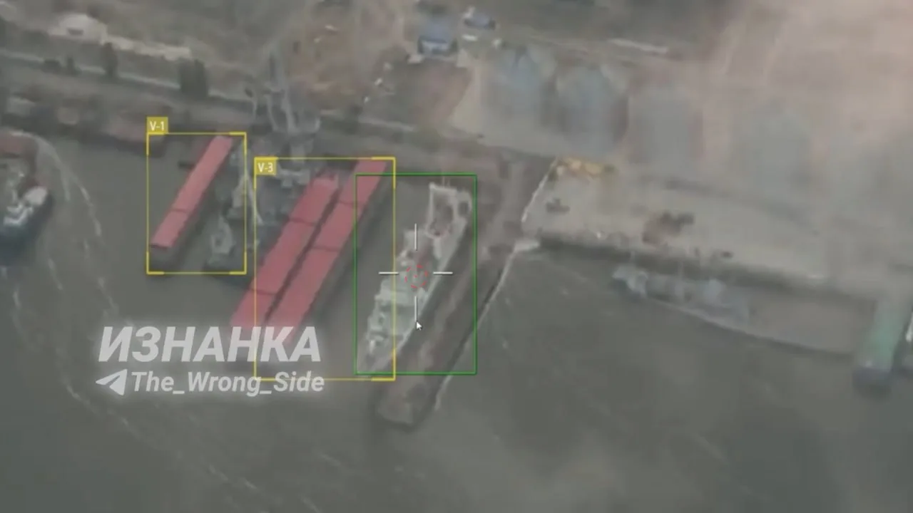 Опубликовано видео нанесения удара российским реактивным барражирующим боеприпасом "Гер...