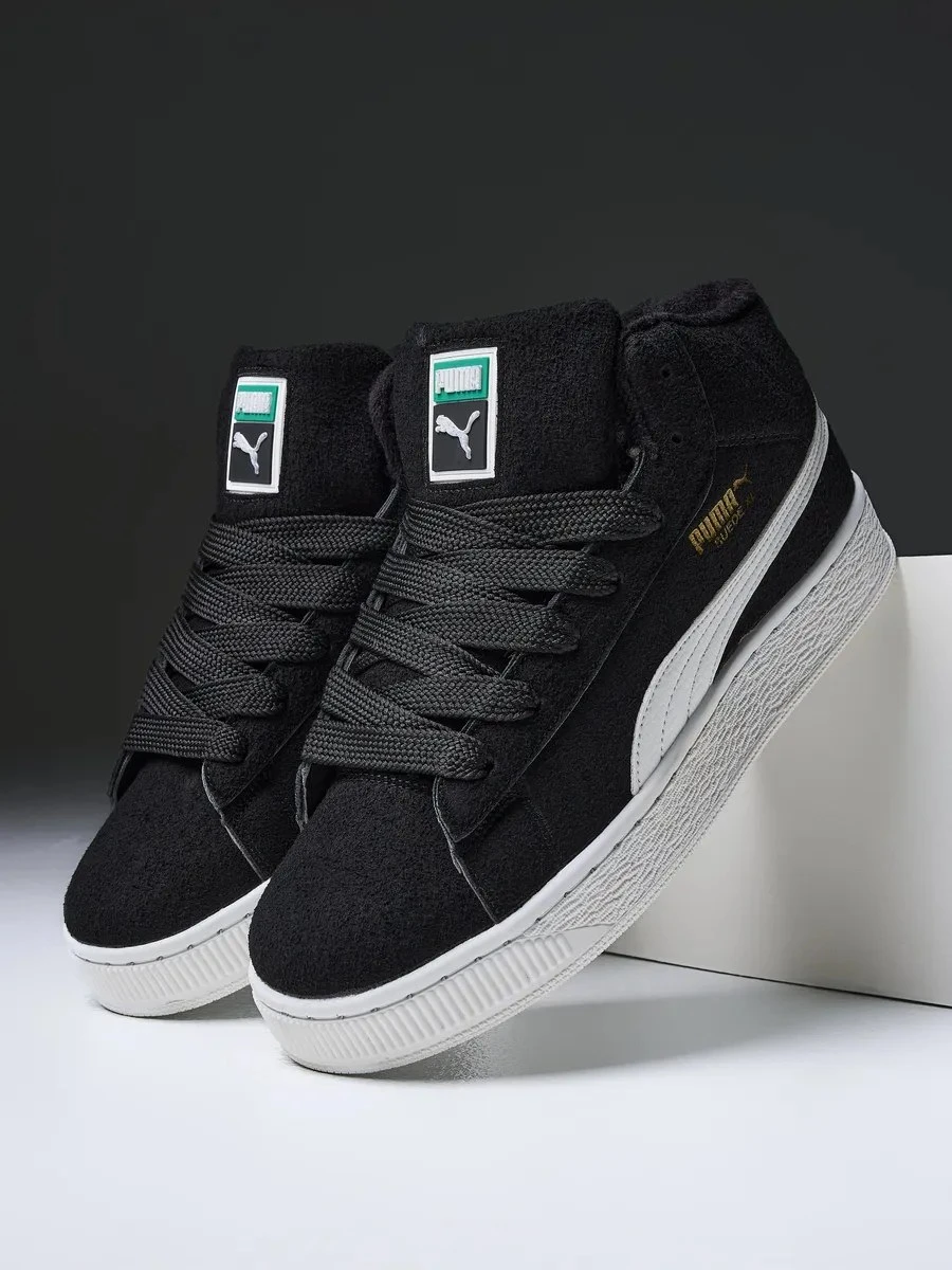 ✨ Кроссовки зимние дутые suede xl высокие с мехом