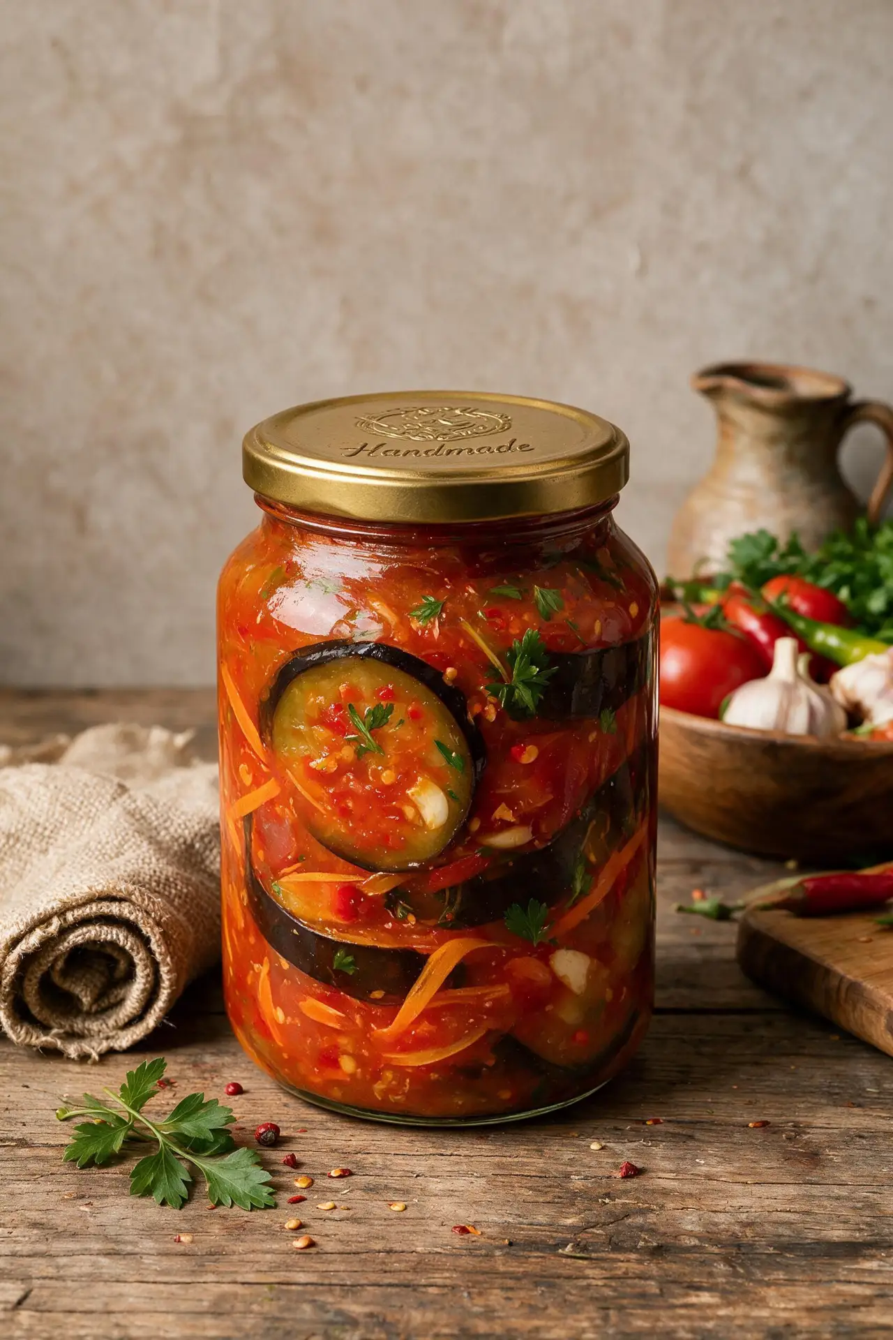 Баклажаны в томатах 🍆🍅🌶️
