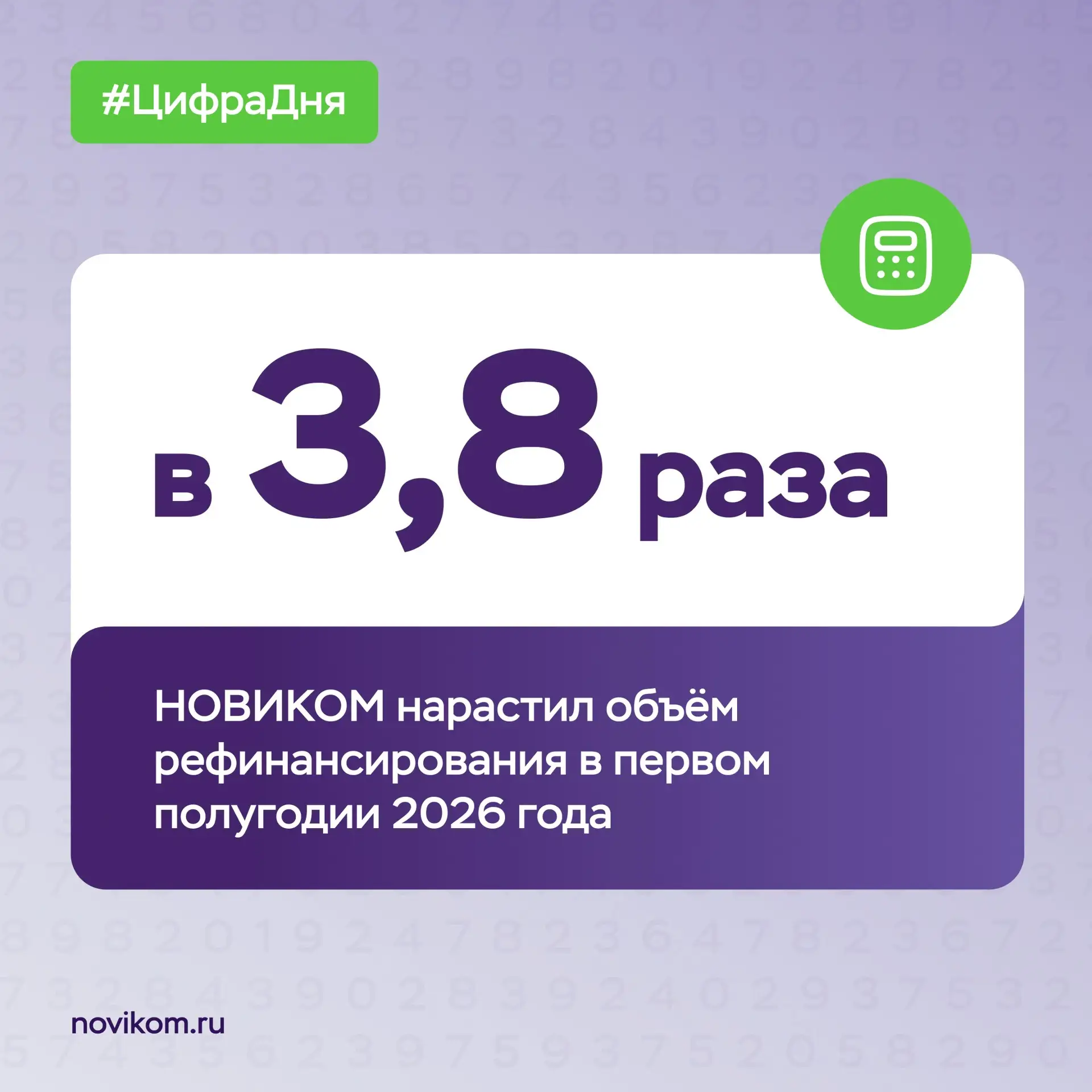 📈 Время — деньги: НОВИКОМ наращивает объёмы рефинансирования кредитов