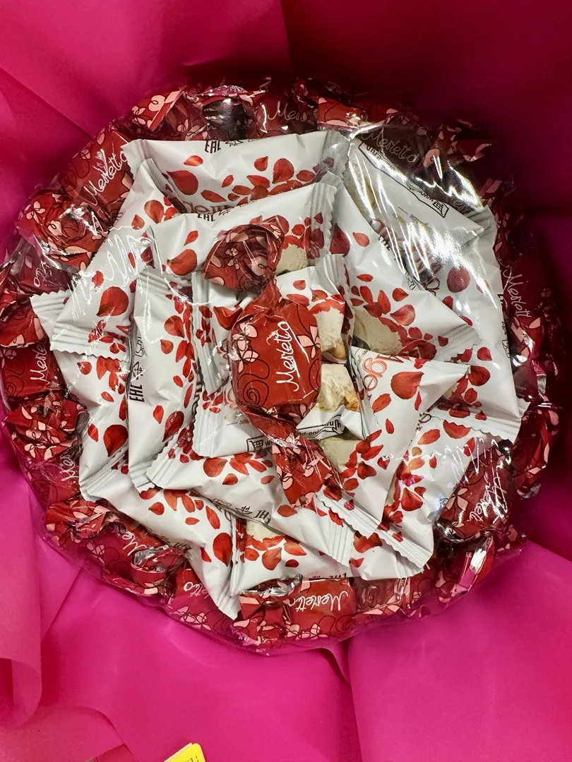 🍬 Подари конфетный букет — и улыбка обеспечена!