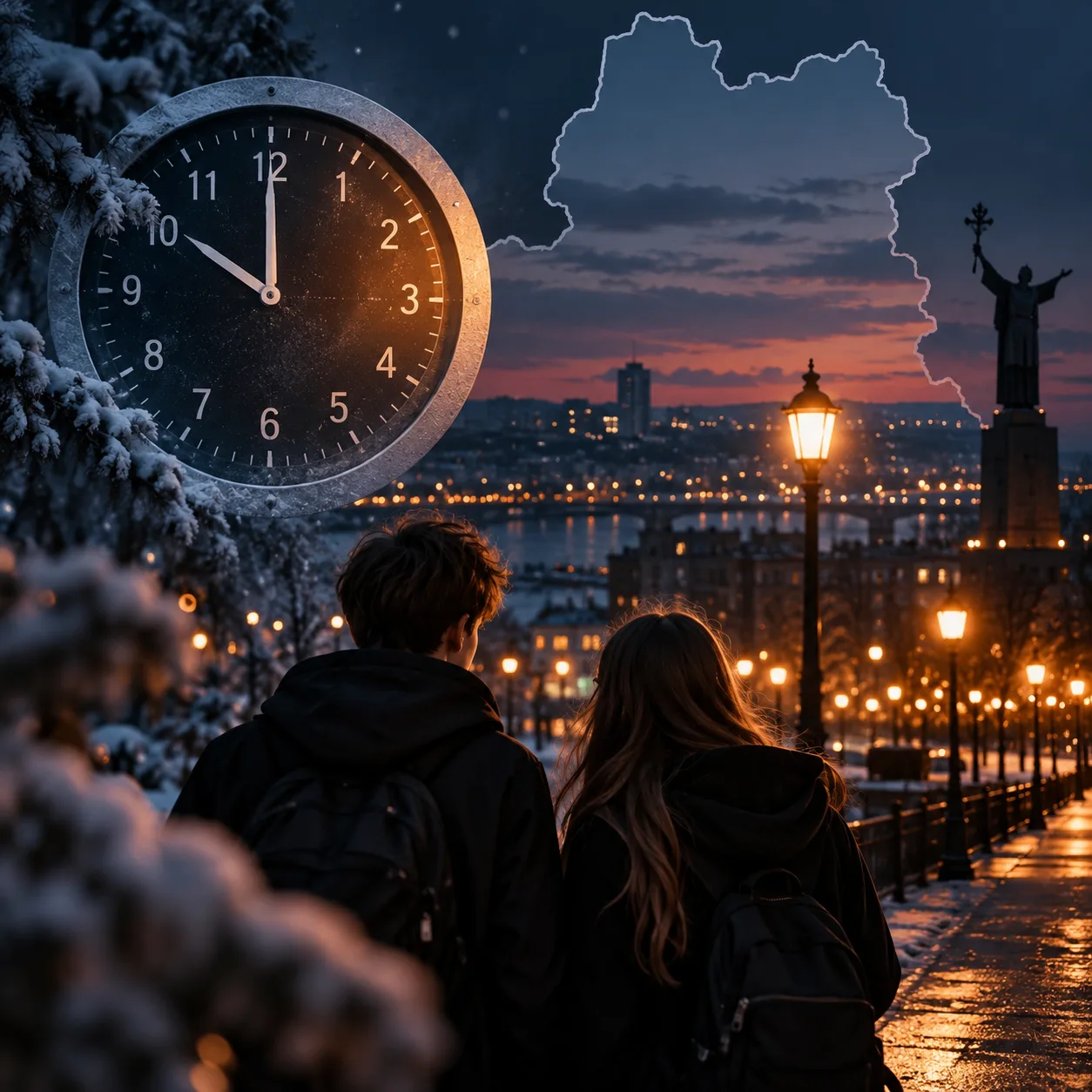 ⏰ В Удмуртии комендантский час переходит на зимнее время