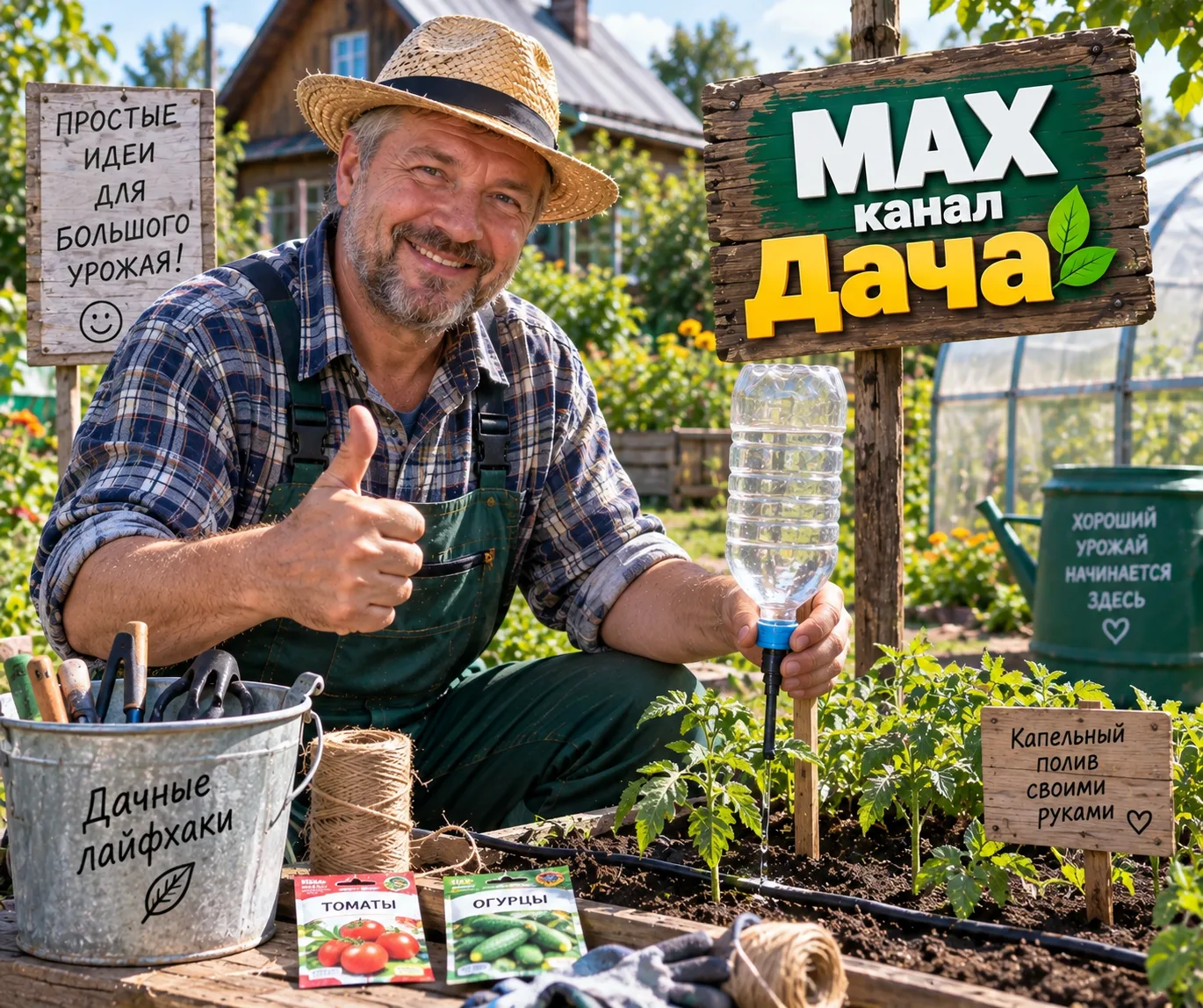 🌱 MAX канал «Дача» — всё самое полезное для вашего участка! 🏡