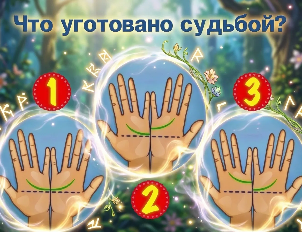 ✋ Сложите ладони вместе и узнайте, что уготовано вам судьбой!