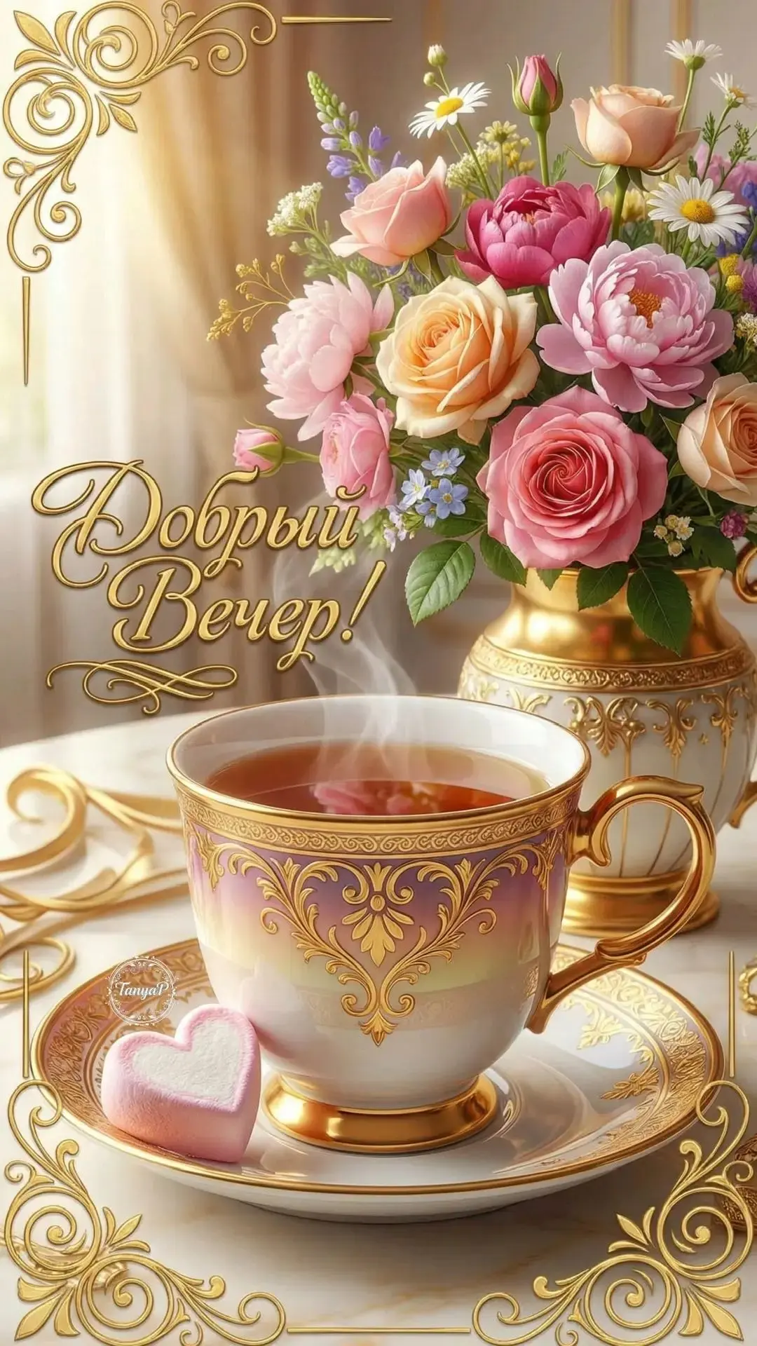 🥰 Оставляйте реакции, если понравилась открытка и делитесь с близкими ❤