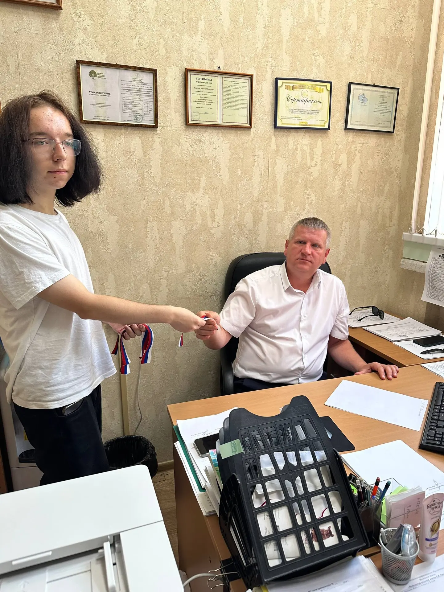 В Подольском колледже имени А. В. Никулина прошла патриотическая акция, посвящённая одному из главны