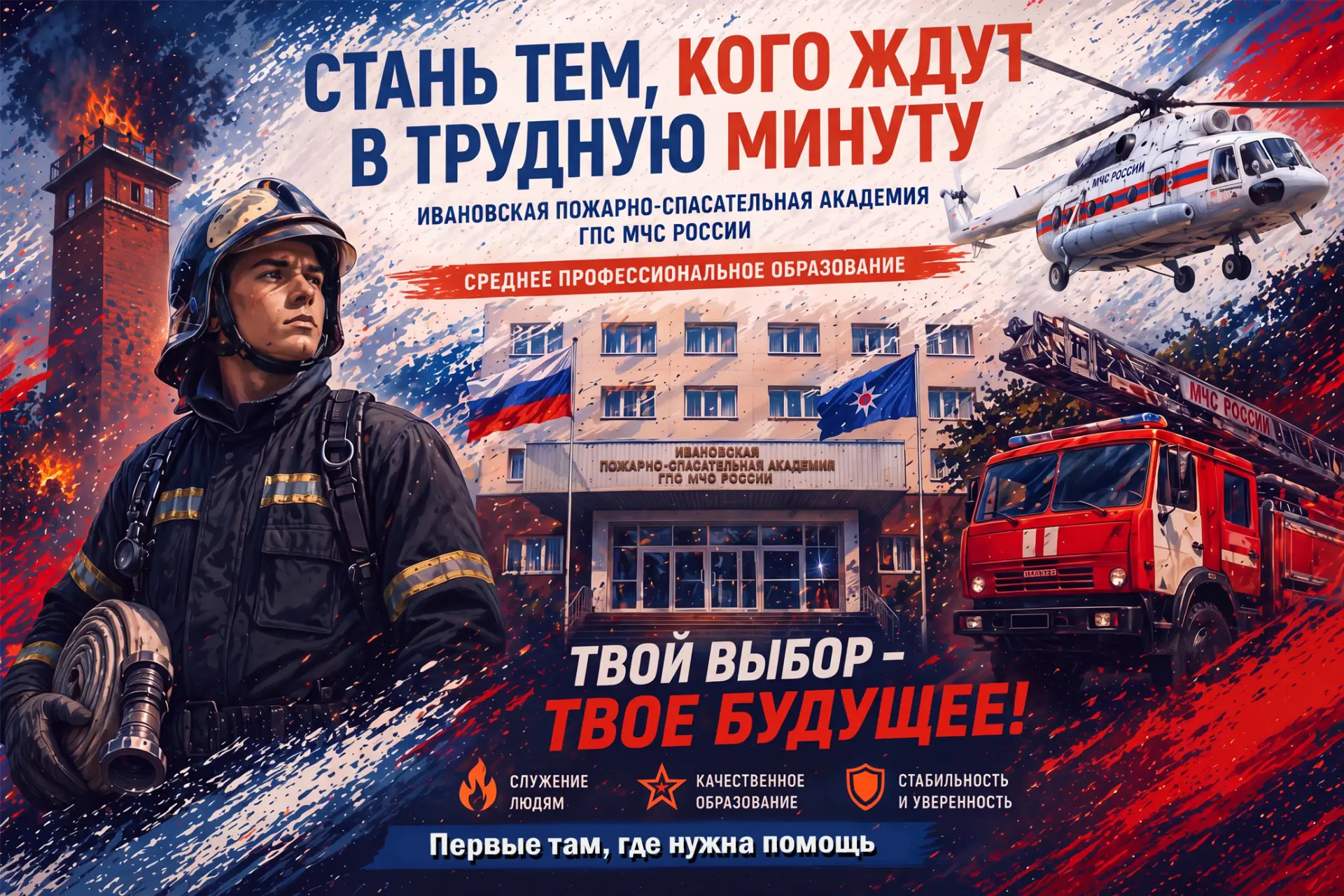 🫡 Стань тем, кого ждут в трудную минуту!