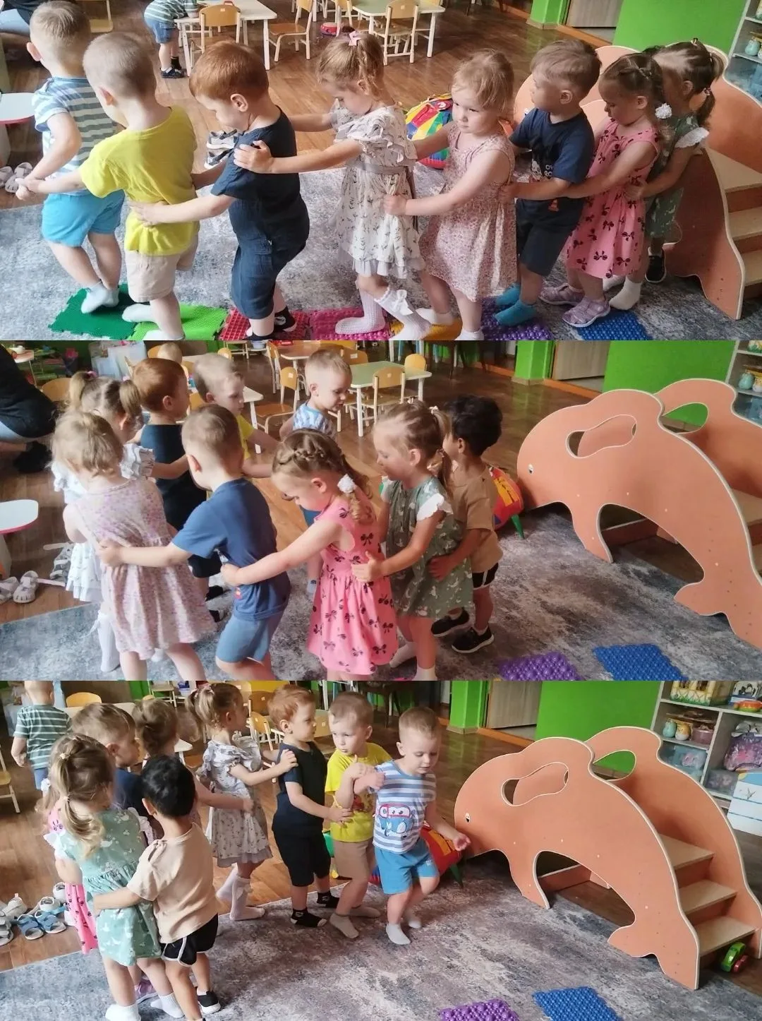 Наши малыши 1 младшей группы "А" подросли.
Настало время переходить в другую группу.
На прощание реш