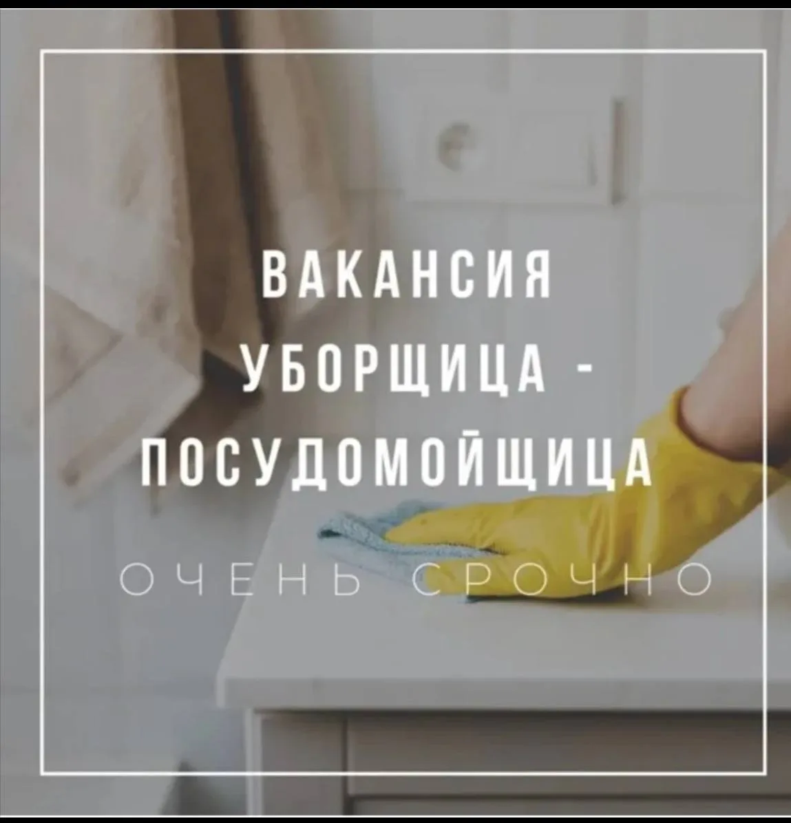 ‼️ СРОЧНО ‼️  🔱🔱🔱В Ресторан 3 минуты  от метро Внуково   Ищем!  ✅ПОСУДОМОЙЩИЦ-УБОРЩИЦ   Гражданство 
