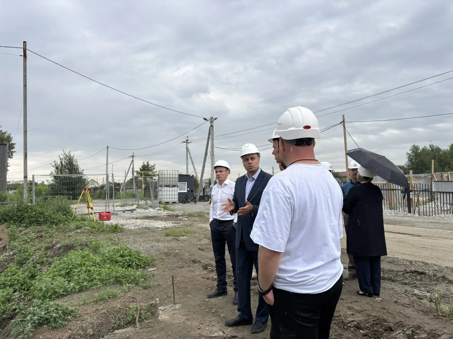 🚜 ПРОВЕРИЛ ХОД РАБОТ НА ОЧИСТНЫХ СООРУЖЕНИЯХ