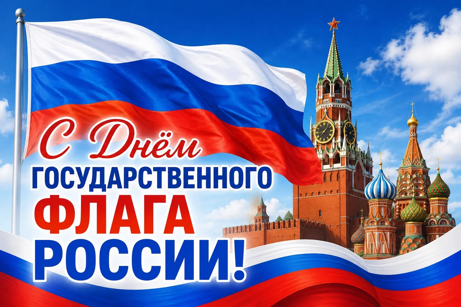 🇷🇺 С Днём Государственного флага России!