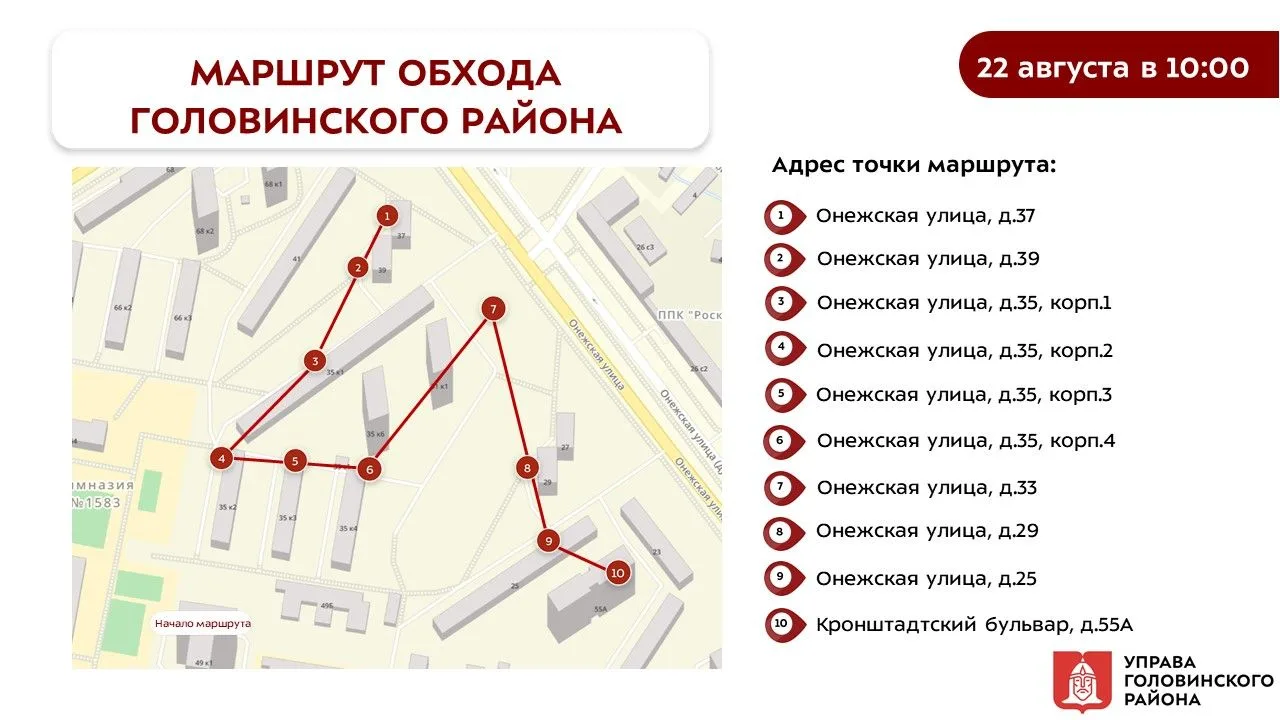 Обход территории района