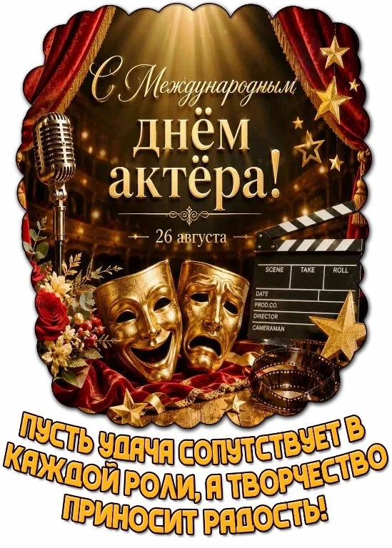🎭МЕЖДУНАРОДНЫЙ ДЕНЬ АКТЁРА!
