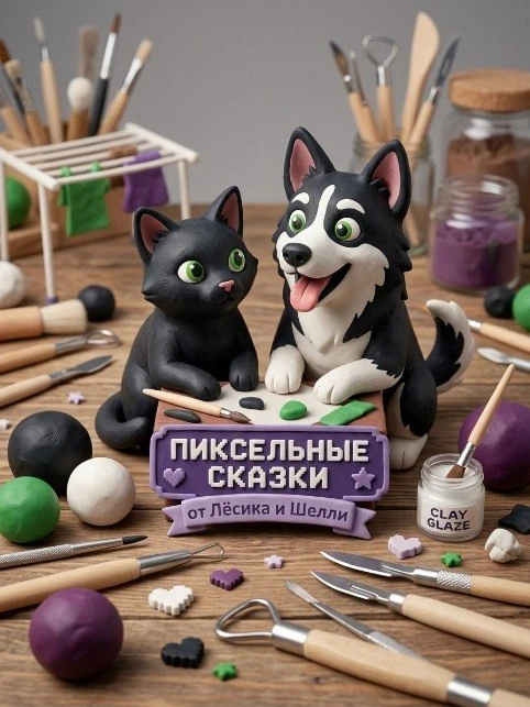 У Шелли и Лесика сегодня самый творческий день! Они вооружились стеками, красками и гли...