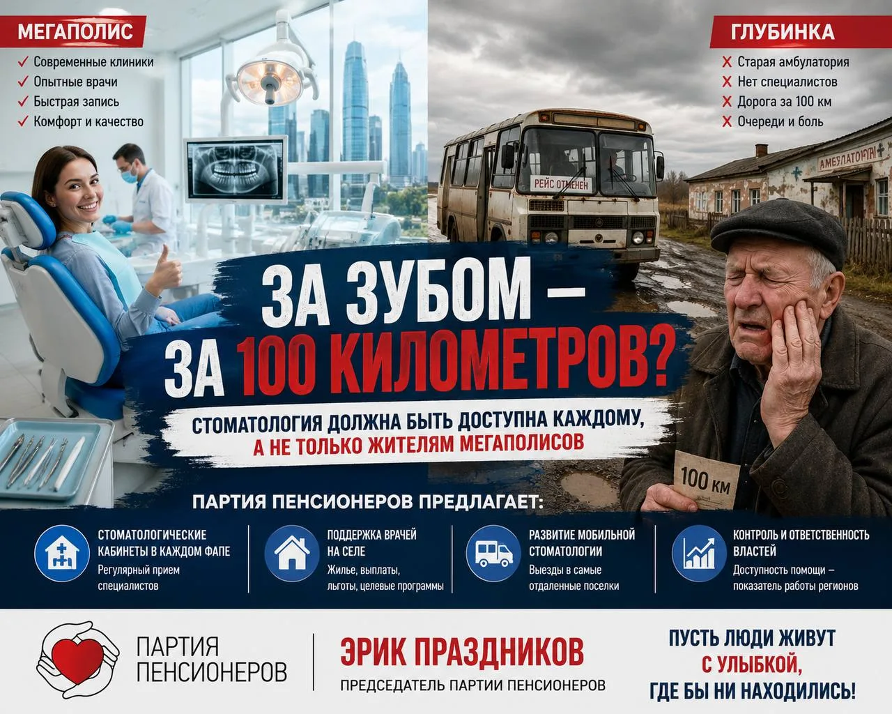🦷 Стоматология вне мегаполиса - путь через ухабы

#отпервоголица

Для миллионов жителей сел и малых