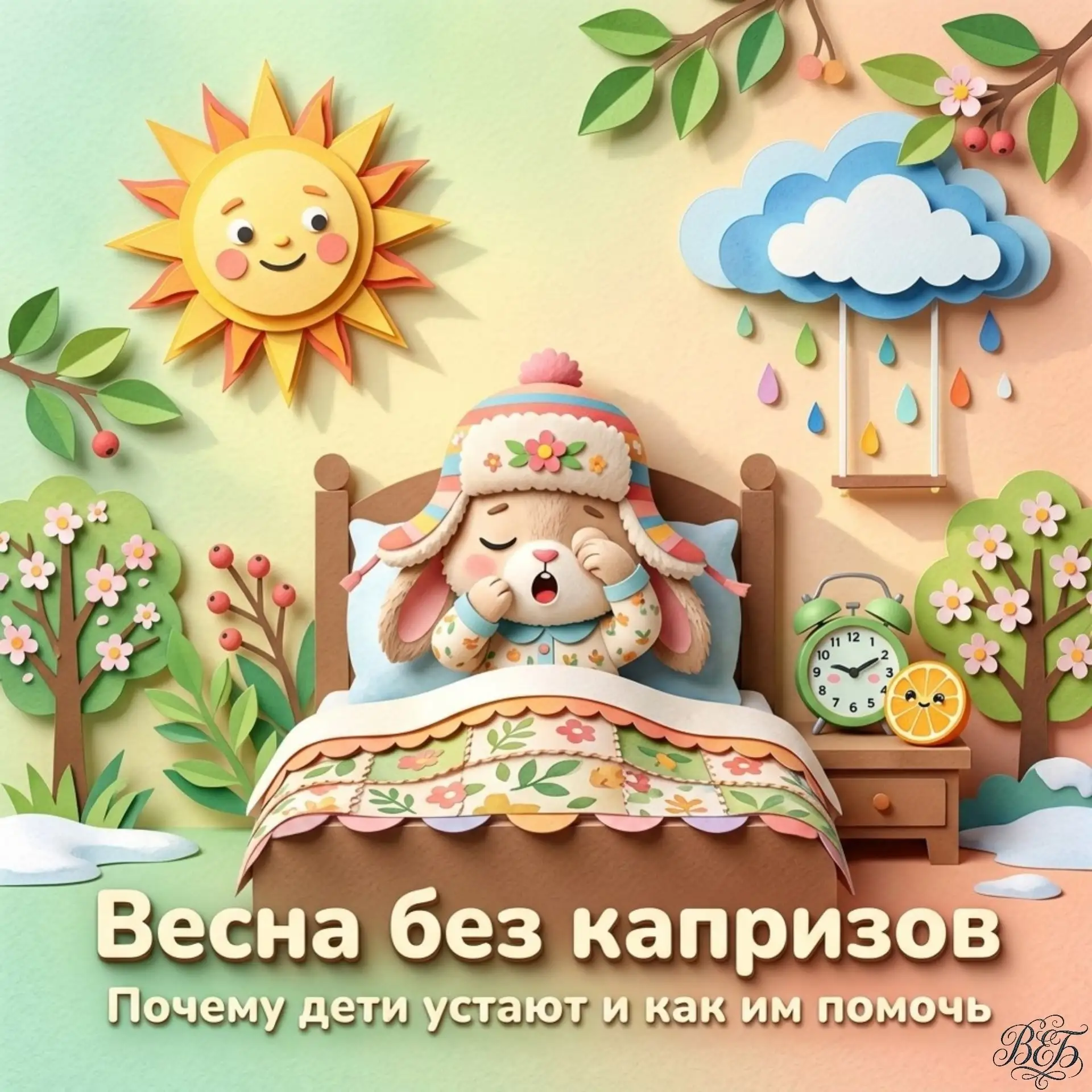 Весенняя усталость у дошкольников — это временное состояние, связанное с адаптацией организма к сезо