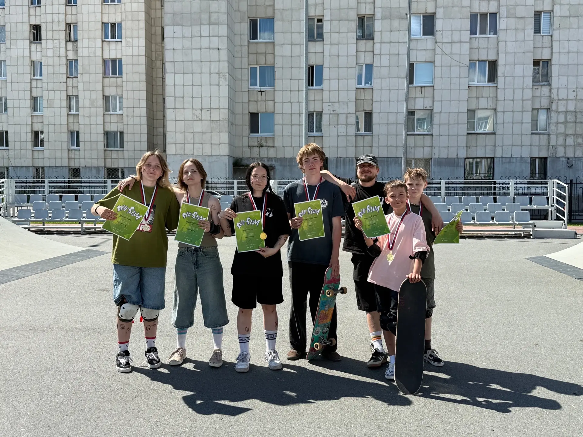 💥 
 
20-21 июня 2026 года в скейтпарке «Максимум» состоялось первенство города Тобольска по экстрем