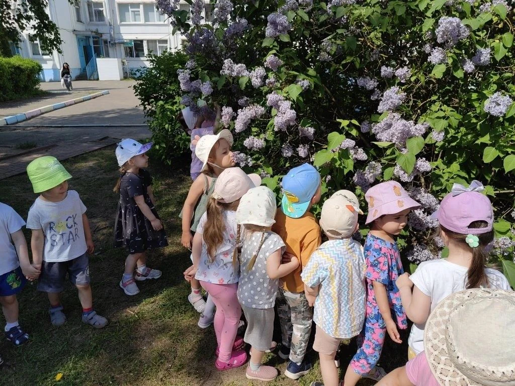 🌼На прогулке дети группы "Карамельки" развивали любознательность и рассматривали цветы...