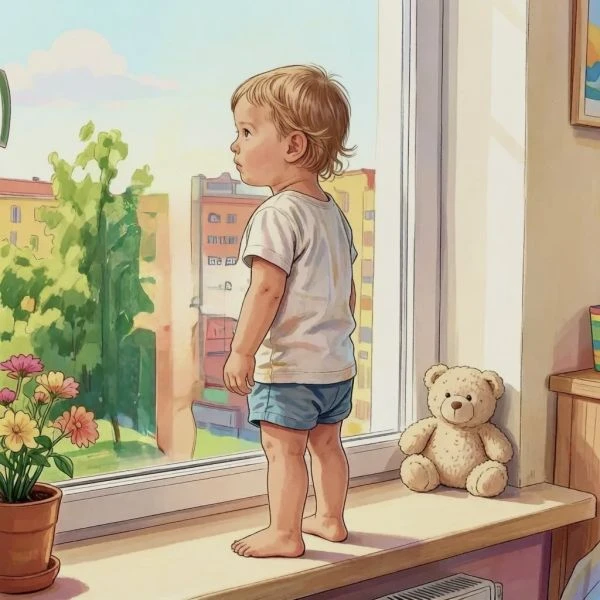 Уважаемые родители! Не оставляйте детей без присмотра: в Находке годовалая девочка чудо...