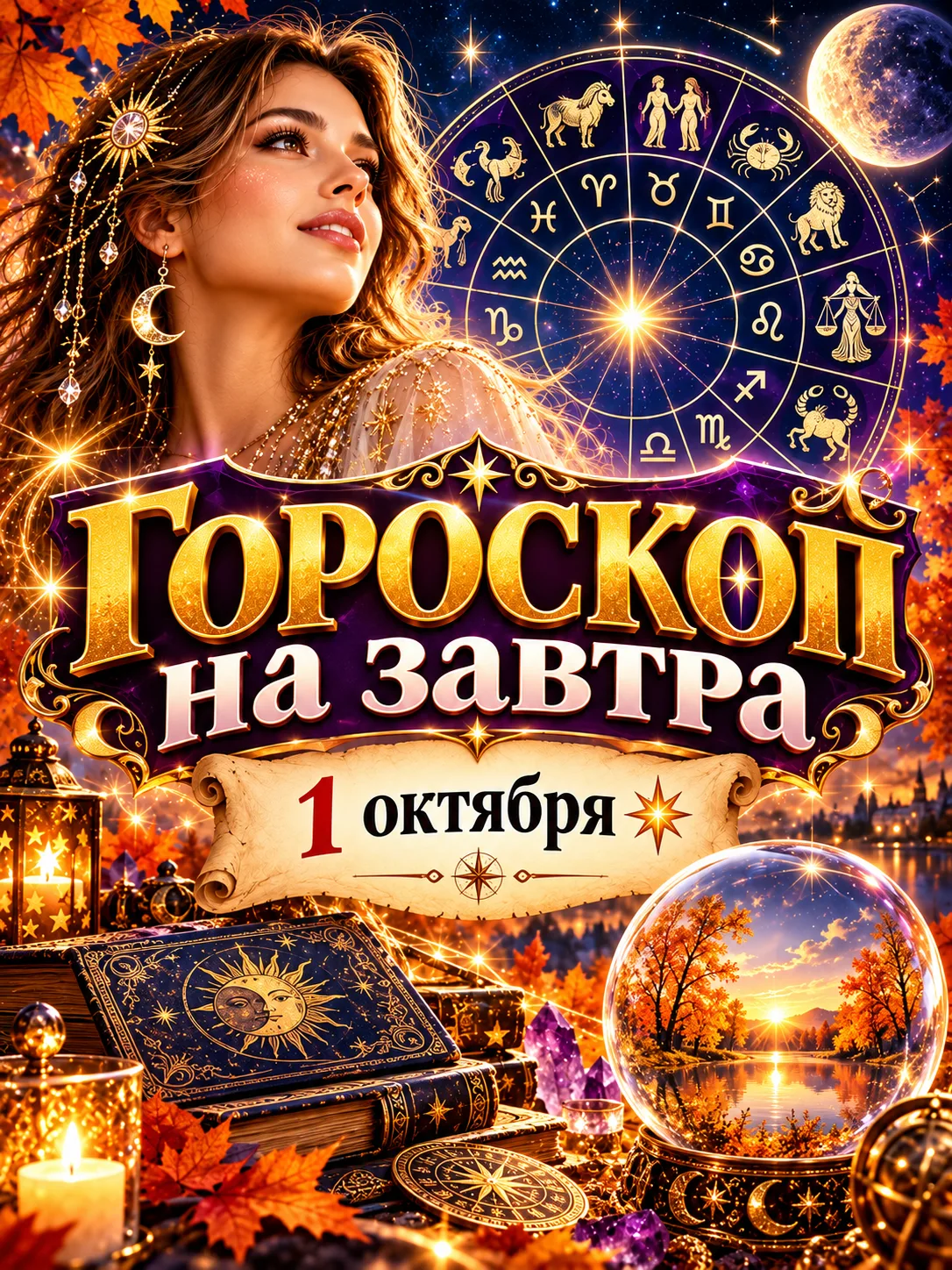 💯 Гороскоп на завтра 01 октября 🌟