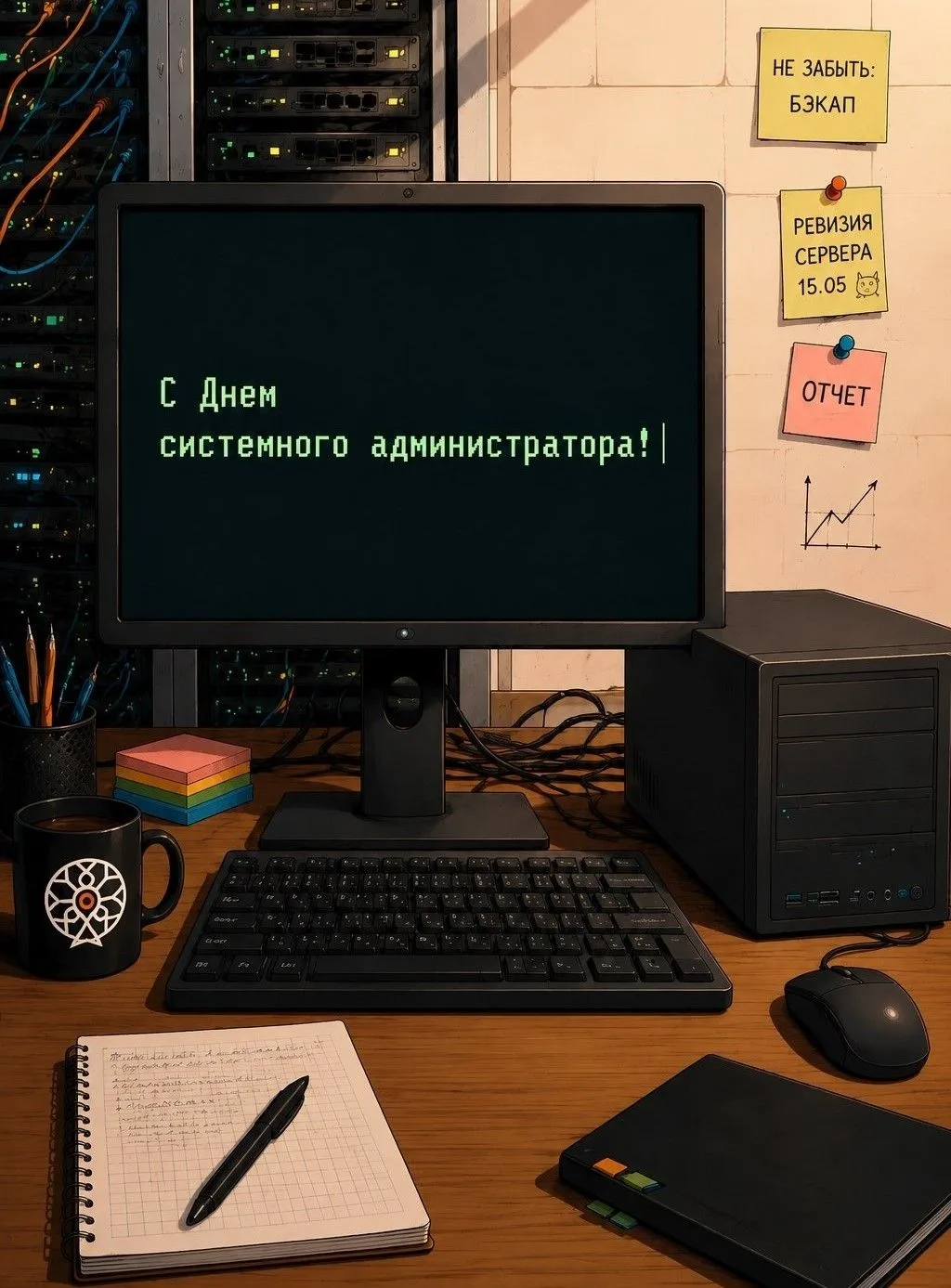 С Днем системного администратора ❤️

31 июля, в последнюю пятницу месяца, отмечаем свой неофициальны