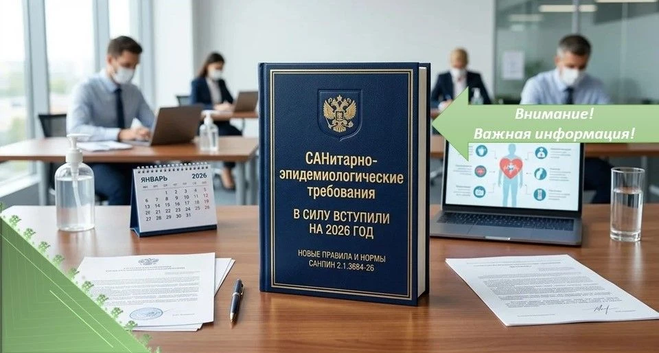 ✅Новые санитарные правила: что изменится с 1 сентября 2026 года?