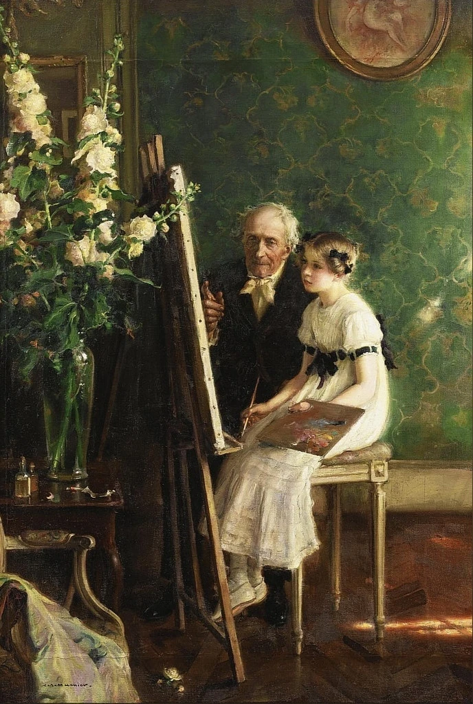 Юная художница, 1911

Художник / Жюль-Алексис Мунье