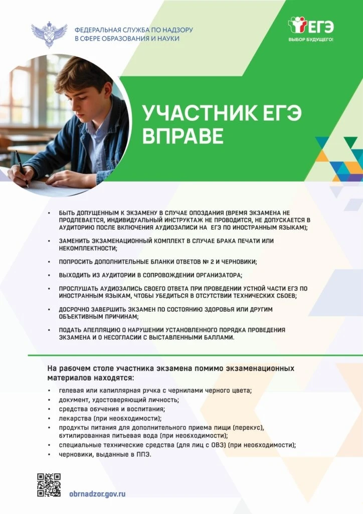 ИНФОРМАЦИЯ ДЛЯ ВЫПУСКНИКОВ