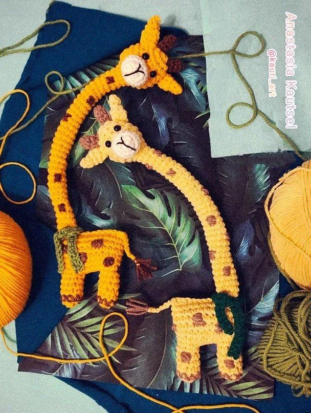 🦒 Жирафик описание.
Автор : Анастасия Кауцель.

Мы вконтакте | Вяжем игрушки  🧶