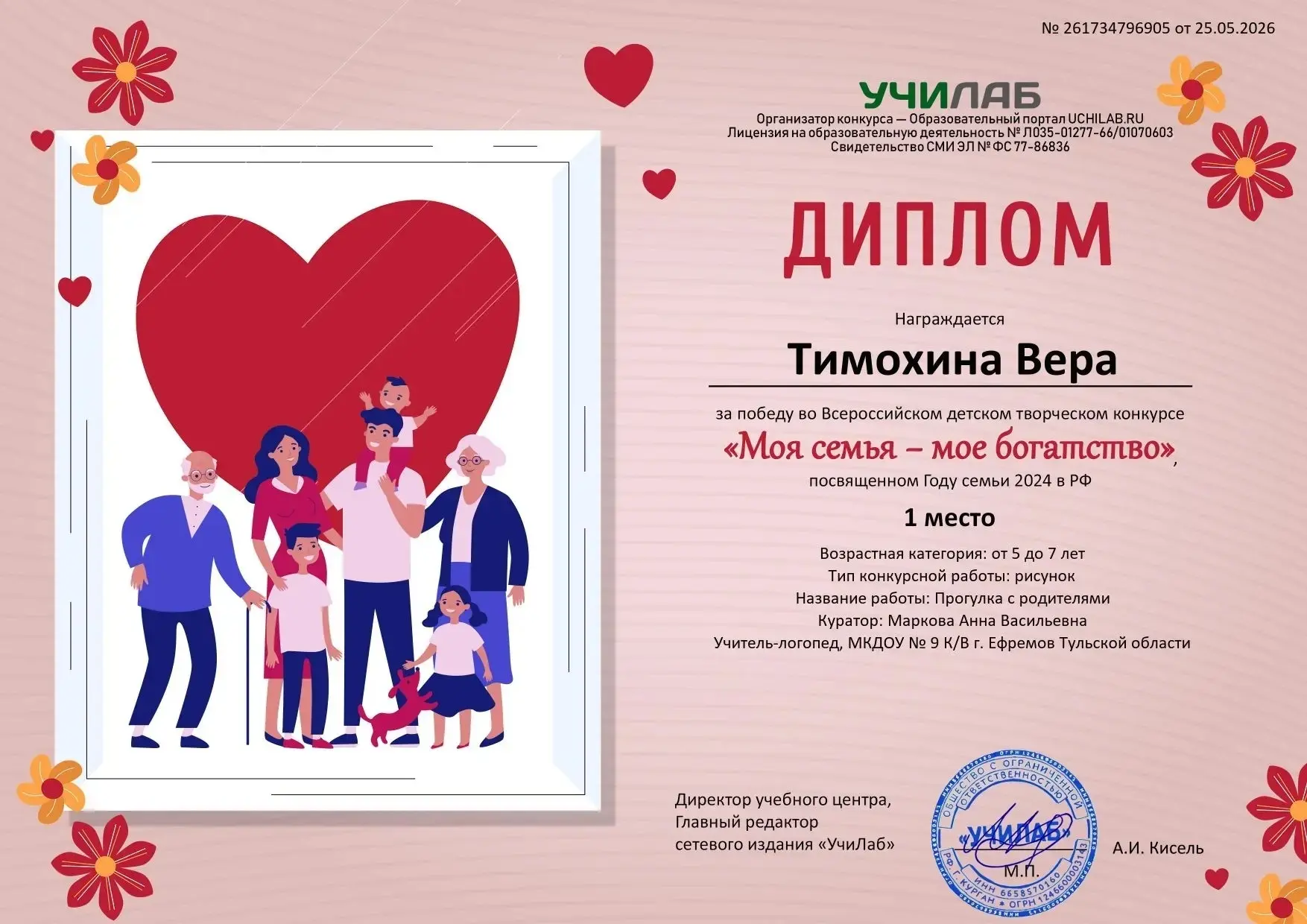 Наши достижения: марафон участия в конкурсах продолжается

🎉Поздравляем группу "Сказка" с очередным